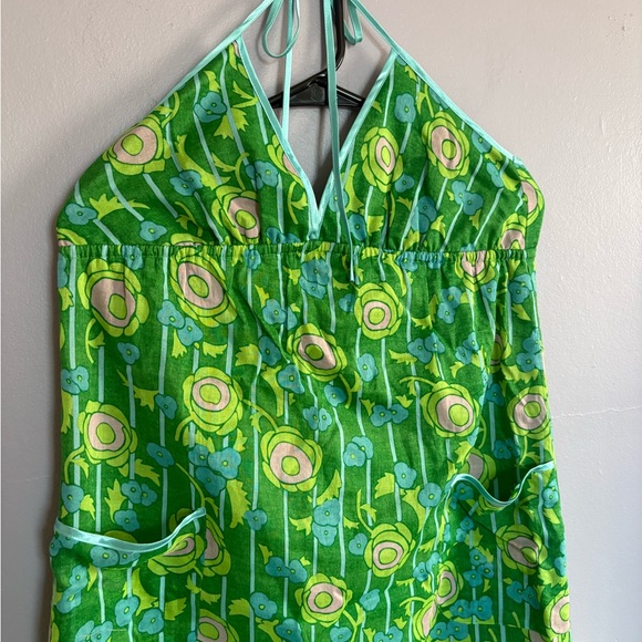 Johnny Martin Green Polka Dot Dress - Picture 2 of 7